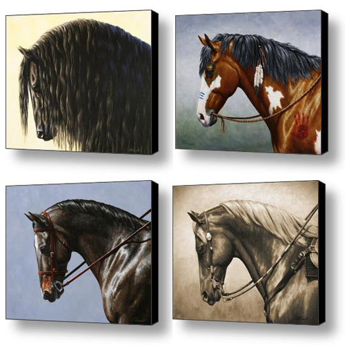 Crista Forest Horse Paintings
